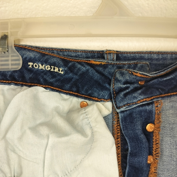 American Eagle Womens Jeans Button Fly Tomboy cut Size 2L Vintage Casual - Picture 5 of 6